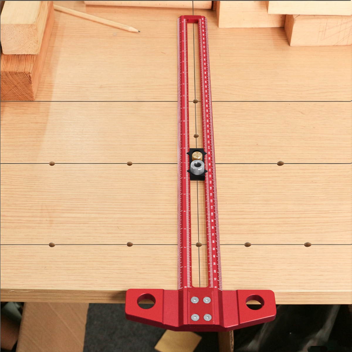 Dovetail Marking Guide - Woodworking T-Square Marking Gauge, Layout Scriber