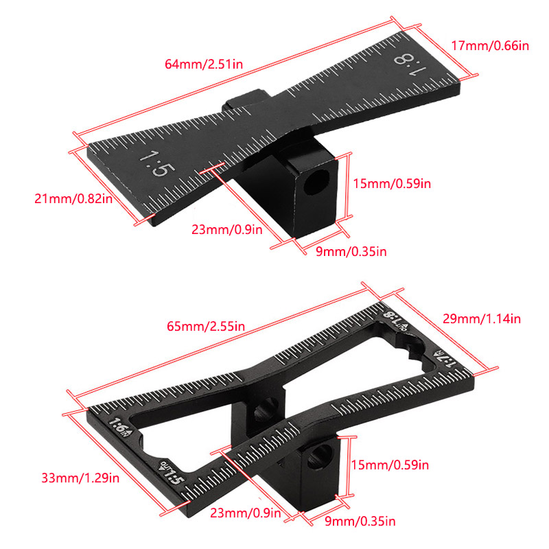 2Pcs Dovetail Marker Guide, Do - Dovetail Marking Guide review and price