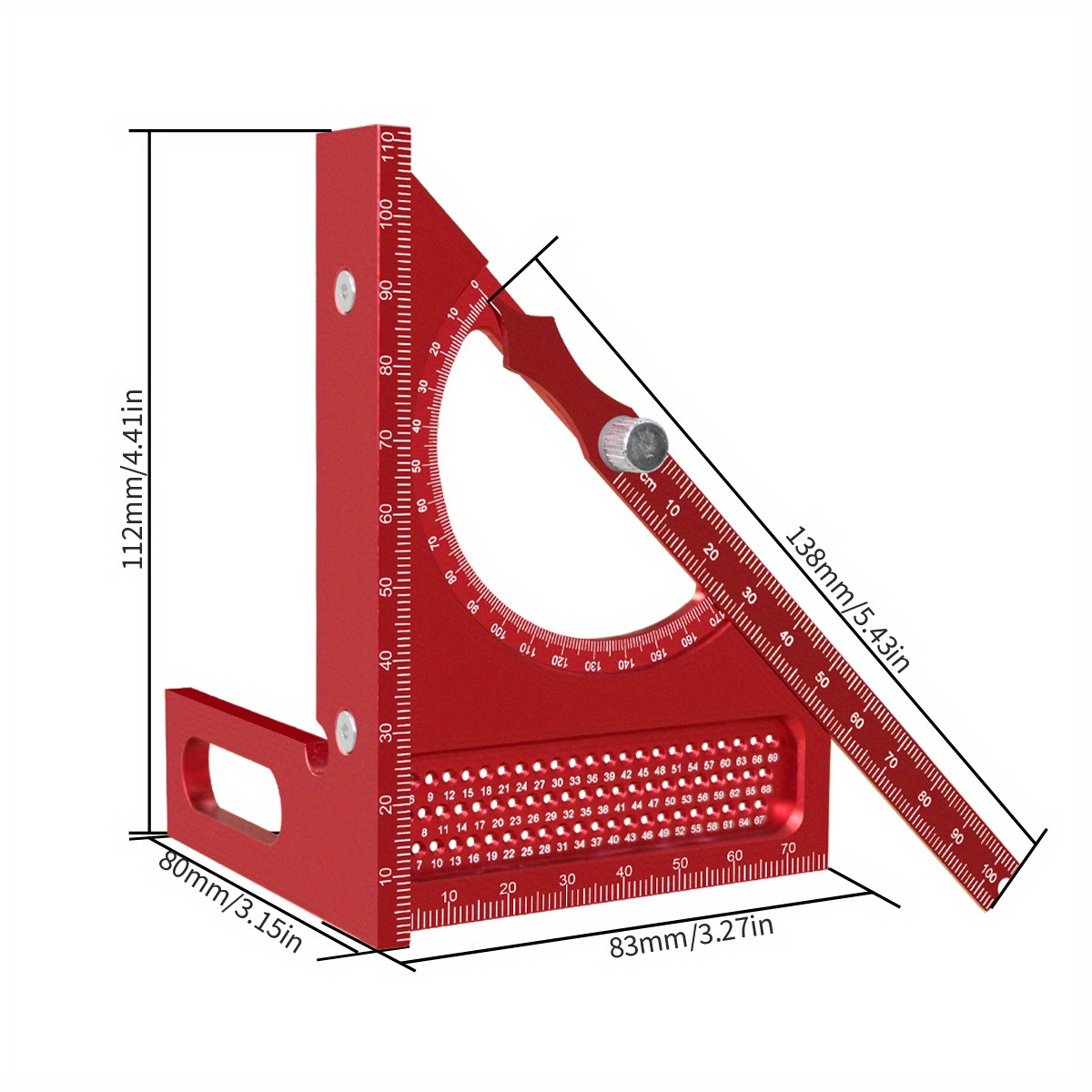 3D Adjustable Carpentry Square - Dovetail Marking Guide review and price